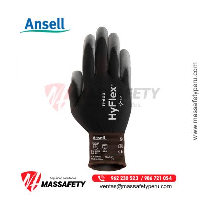 Guante Ansell de Nylon Con Palma de PU 11-600