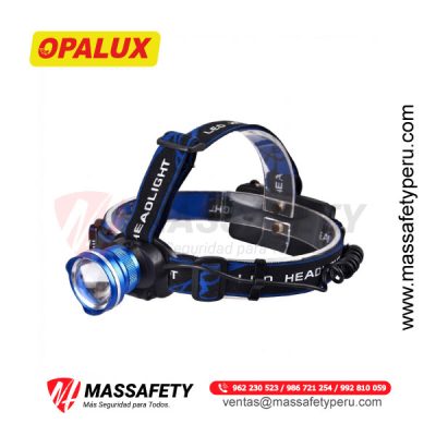 Linterna Frontal Recargable 3w Zoom Opalux OP-3371