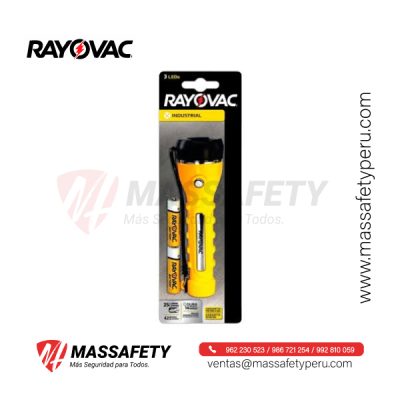 Linterna Rayovac Industrial con Pila 2AA