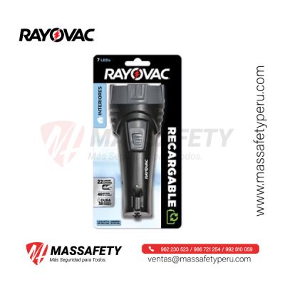 Linterna Recargable Rayovac 7Led 220V