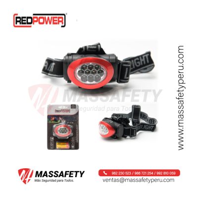 Linterna Manos Libres 10 leds RPHL10L – Red Power
