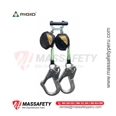 Bloque Retractil Doble N-9358-06 / 1.8 m (6 ft) Rigid