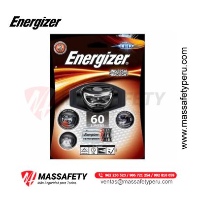 Linterna Frontal Energizer 60 Lumens Resistente al Agua