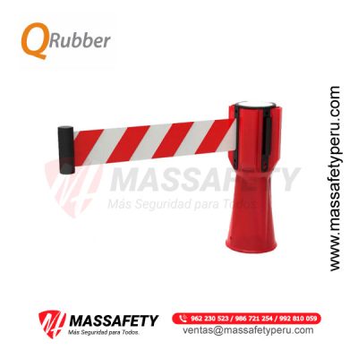 Separador De Cinta Rojo/Blanco 3 mt para Cono